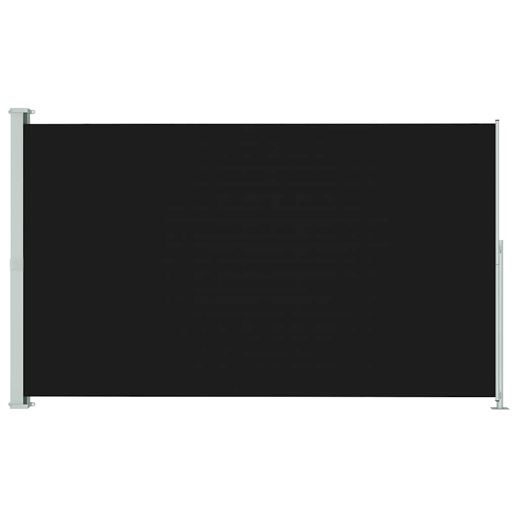 Tenda Laterale Retrattile per Patio 180x300 cm Nera - homemem39