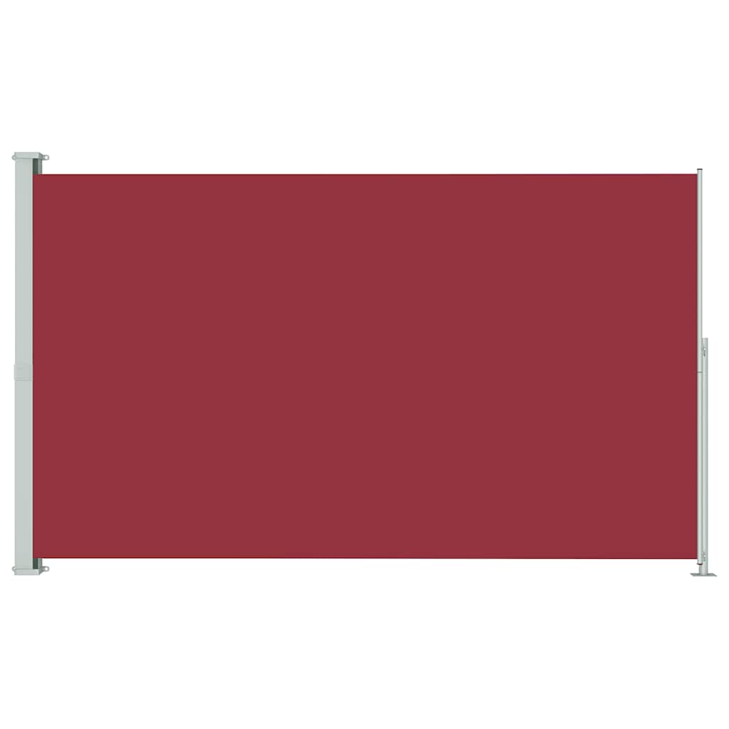 Tenda Laterale Retrattile per Patio 180x300 cm Rossa - homemem39