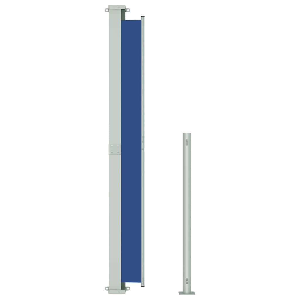 Tenda Laterale Retrattile per Patio 180x500 cm Blu - homemem39