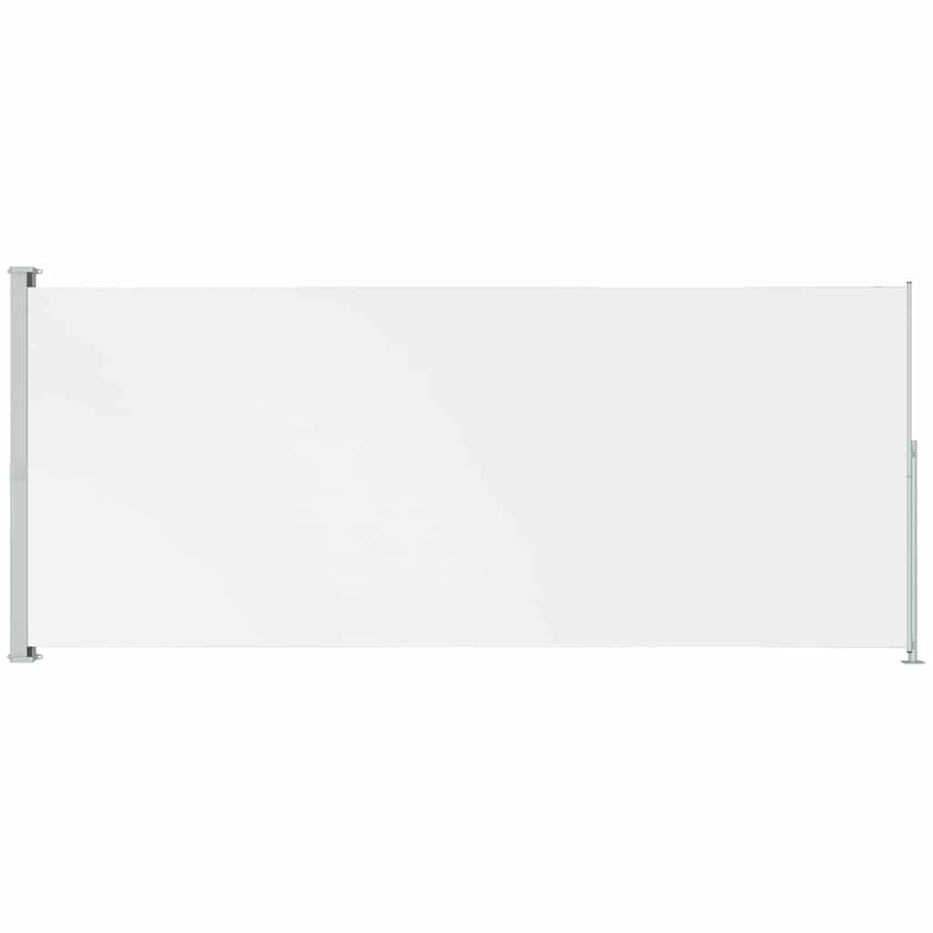 Tenda Laterale Retrattile per Patio 200x500 cm Crema - homemem39