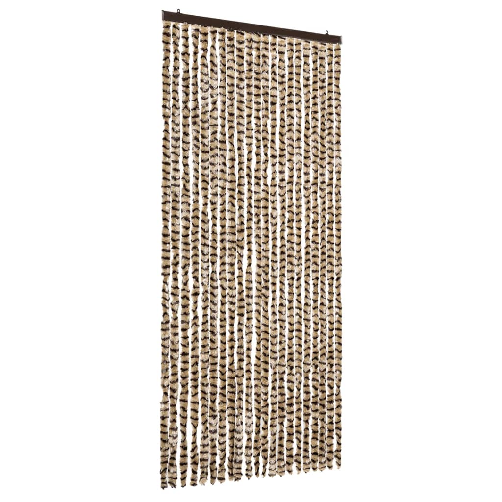 Zanzariera Beige e Marrone 90x220 cm Ciniglia - homemem39