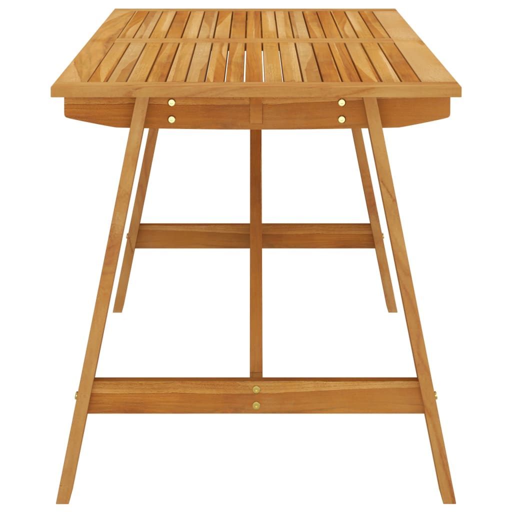 Garden Table 140x70x73.5 cm in Solid Acacia