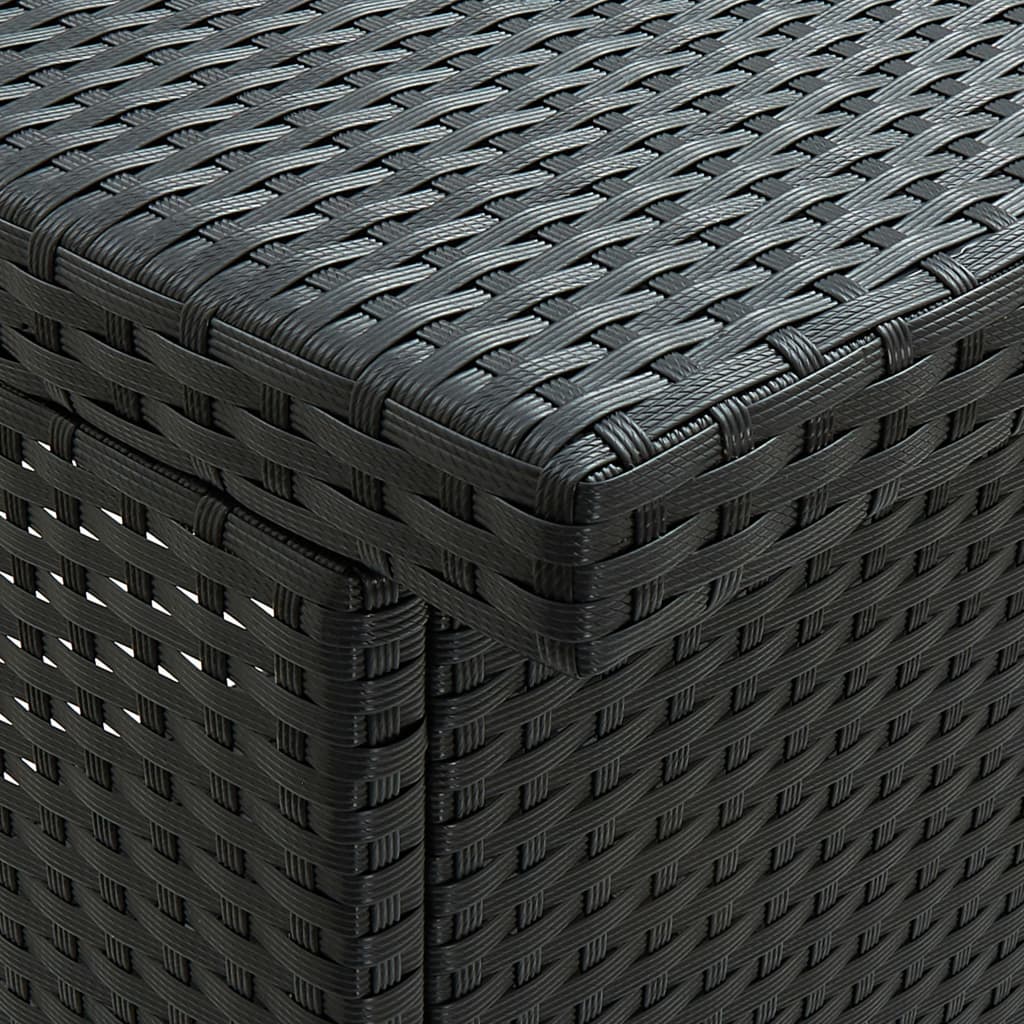 Set da Bar 3 pz in Polyrattan Nero - homemem39