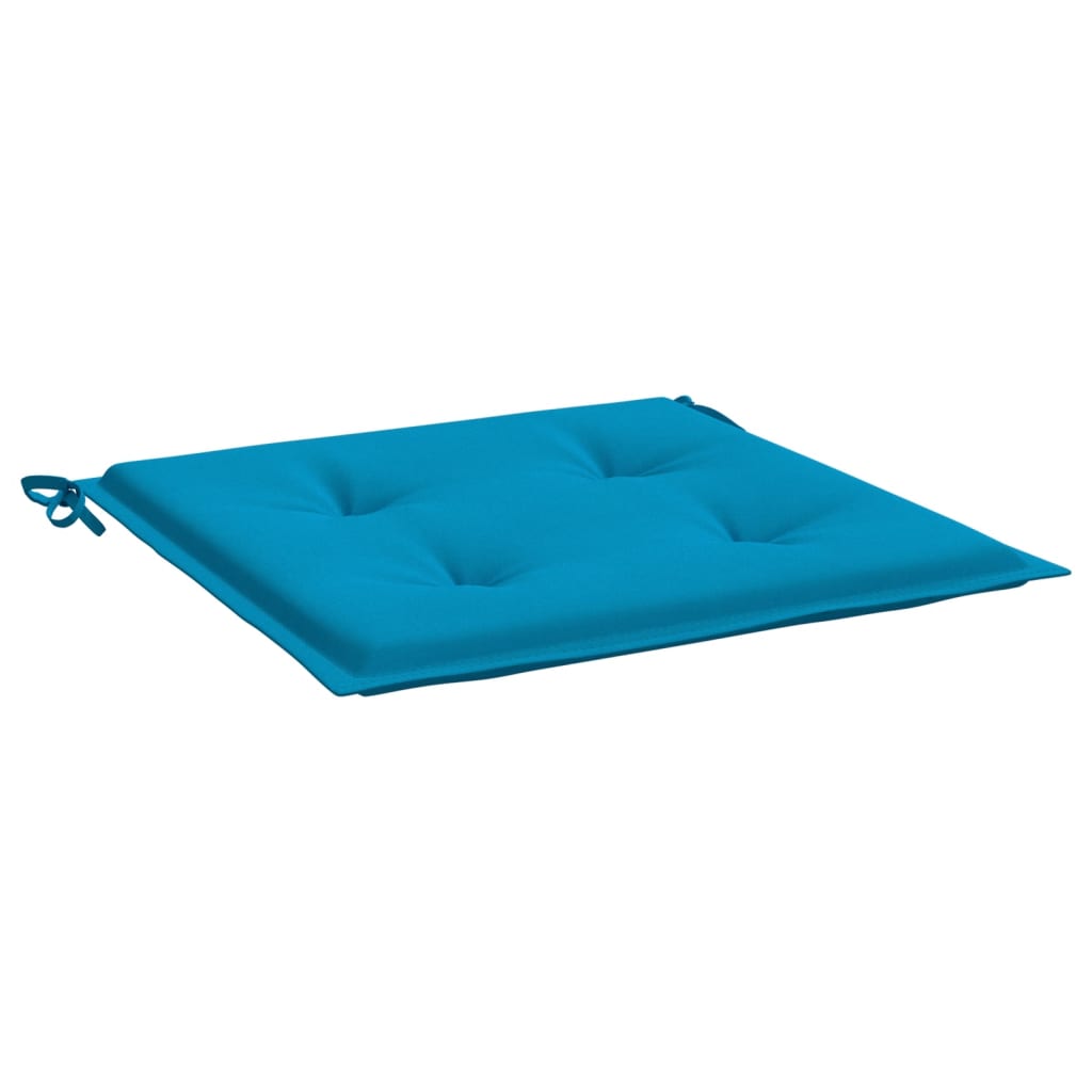 Cuscini per Sedia 4 pz Blu 50x50x3 cm in Tessuto Oxford - homemem39
