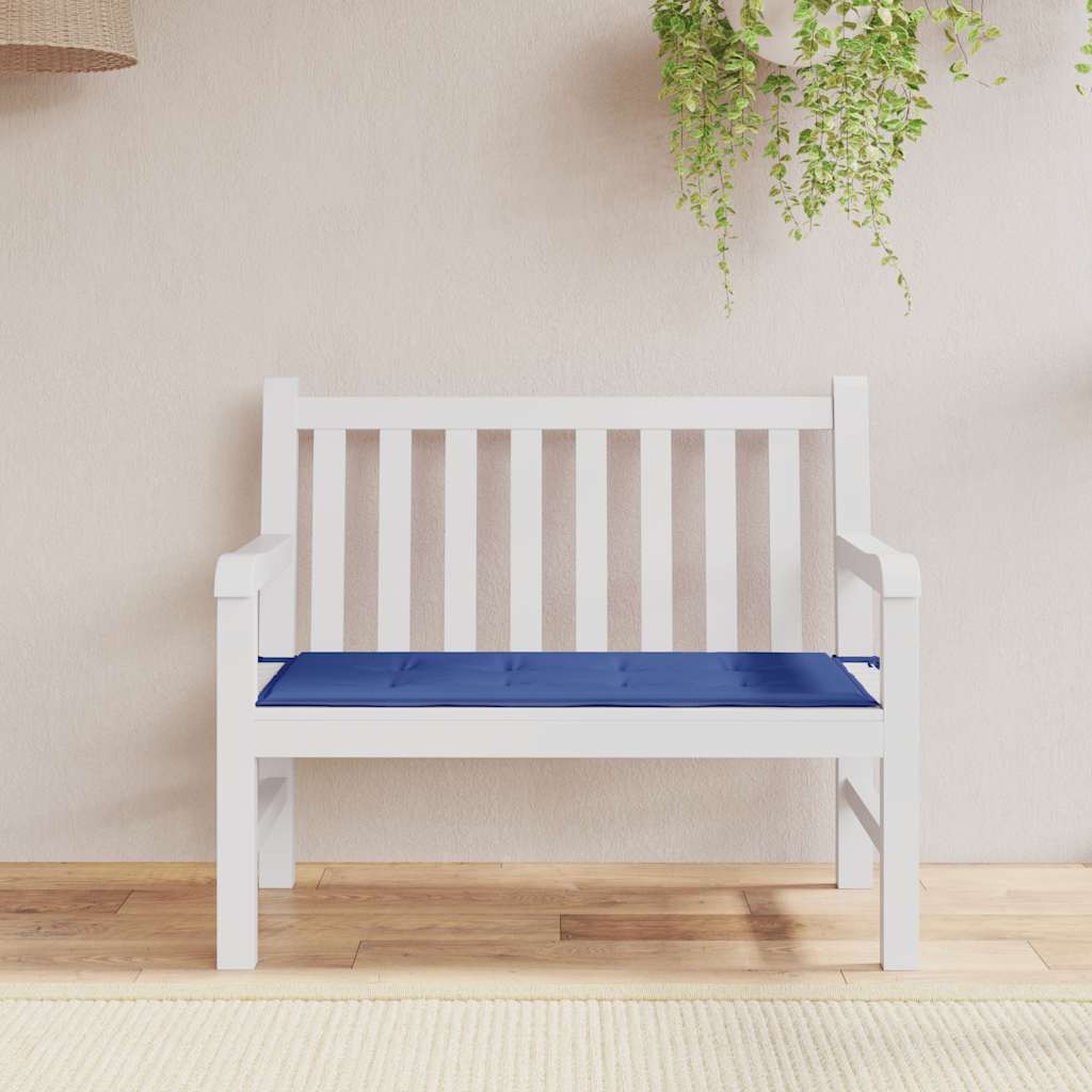 Cuscino per Panca Blu Reale 120x50x4 cm in Tessuto Oxford - homemem39