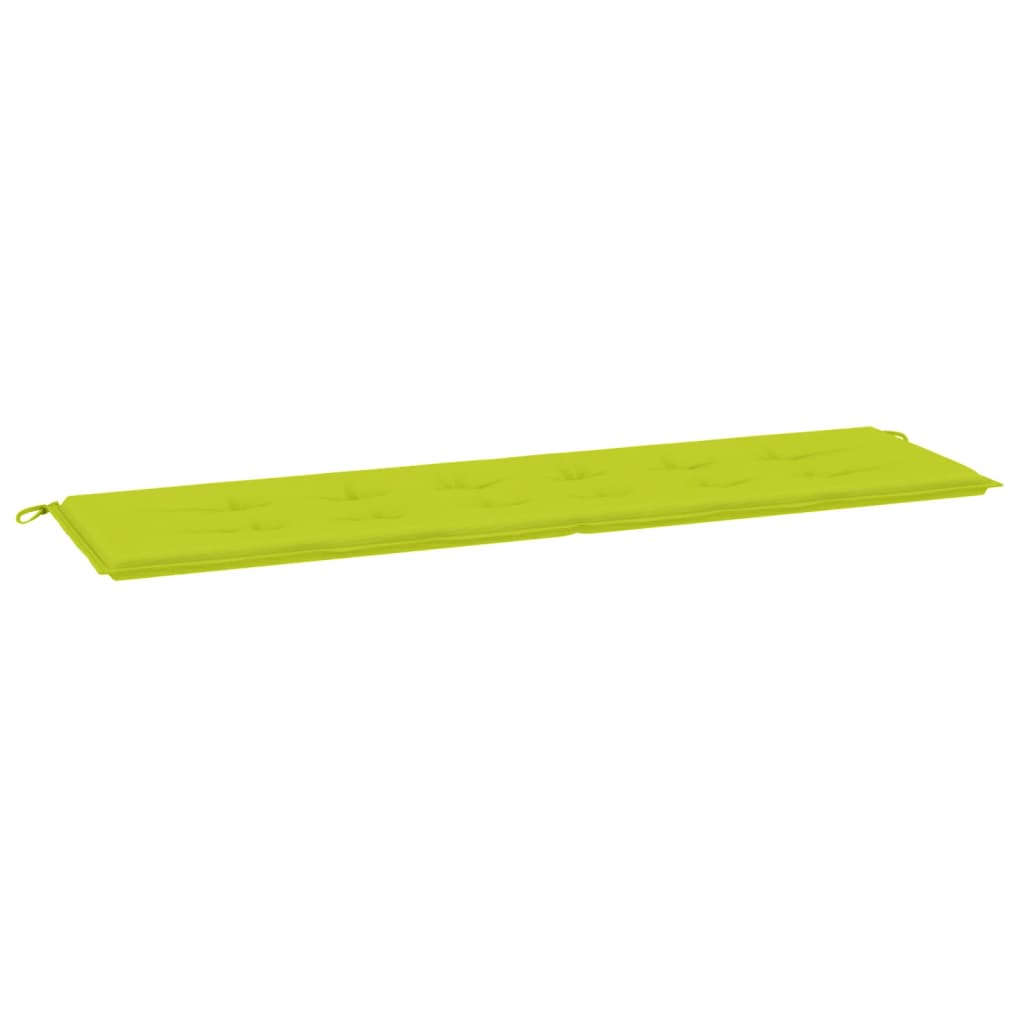 Cuscino per Panca Verde Brillante 180x50x3 cm in Tessuto Oxford - homemem39