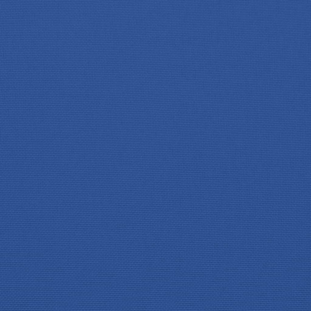 Cuscini per Sedie 4 pz Blu Reale 120x50x3 cm in Tessuto - homemem39