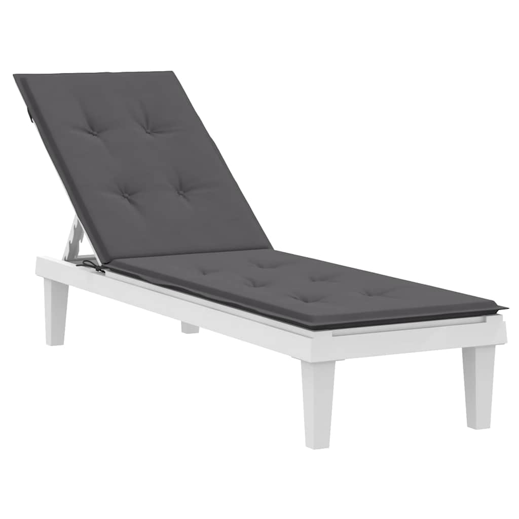 Cuscino per Sdraio Antracite (75+105)x50x4 cm - homemem39