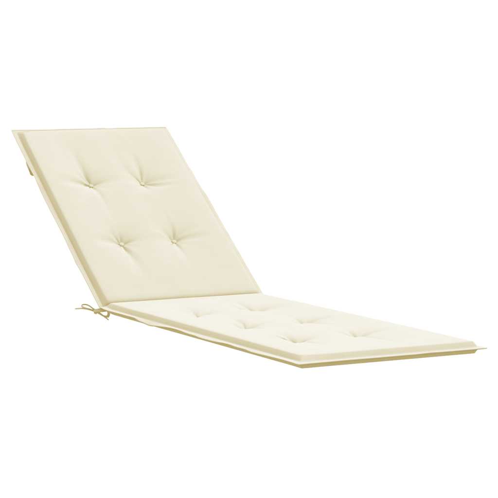Cuscino per Sdraio Crema (75+105)x50x4 cm - homemem39