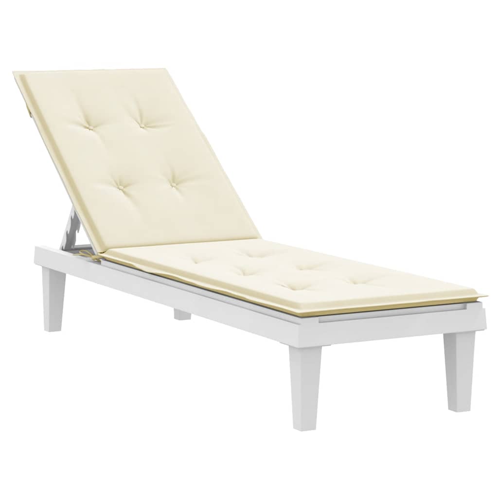 Cuscino per Sdraio Crema (75+105)x50x4 cm - homemem39