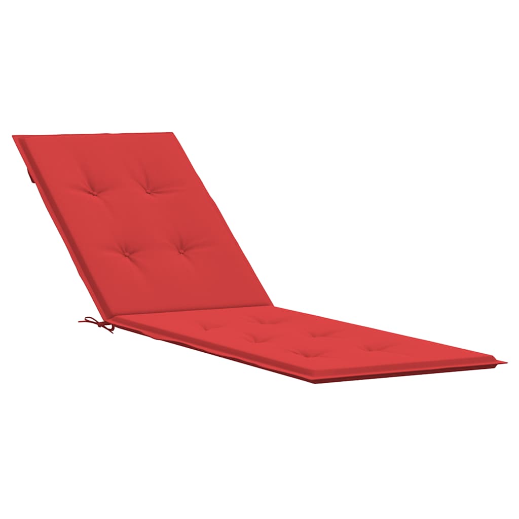 Cuscino per Sdraio Rosso (75+105)x50x4 cm - homemem39