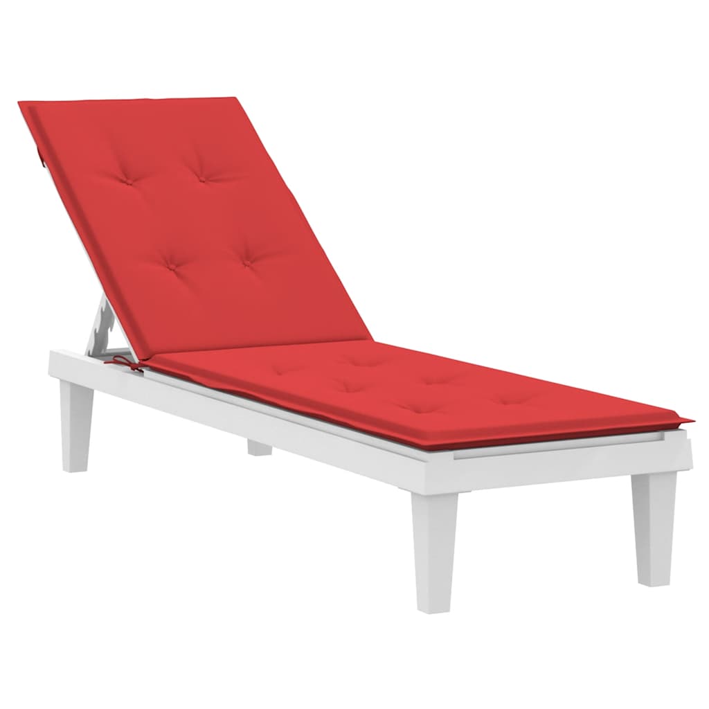 Cuscino per Sdraio Rosso (75+105)x50x4 cm - homemem39