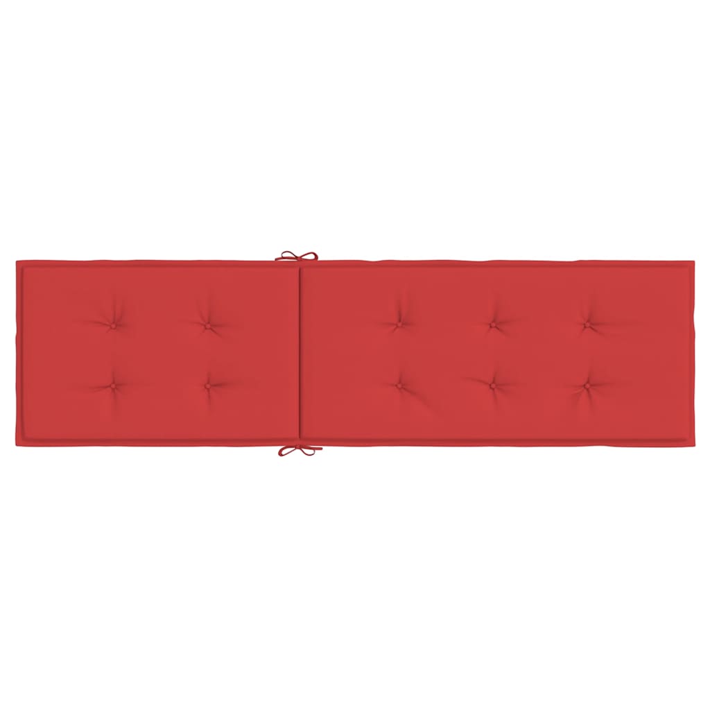 Cuscino per Sdraio Rosso (75+105)x50x4 cm - homemem39