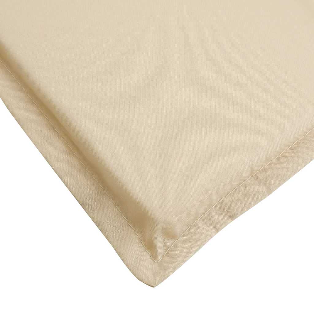 Cuscino per Lettino Beige 200x70x3 cm in Tessuto Oxford | homemem39