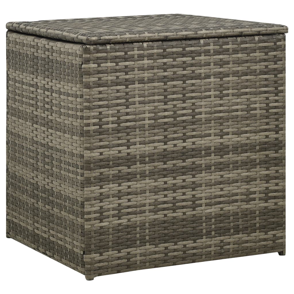 Set Divani da Giardino 4 pz con Cuscini in Polyrattan Grigio - homemem39