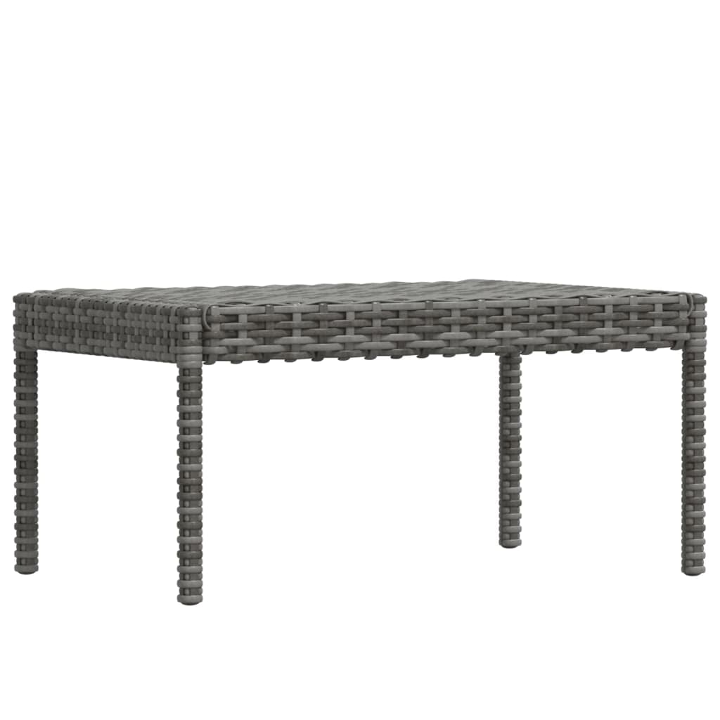 6-piece Garden Sofa Set with Gray Polyrattan Cushions