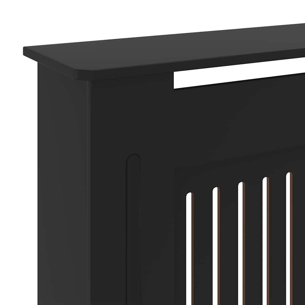 Copertura per Radiatore Nera in MDF 205 cm - homemem39