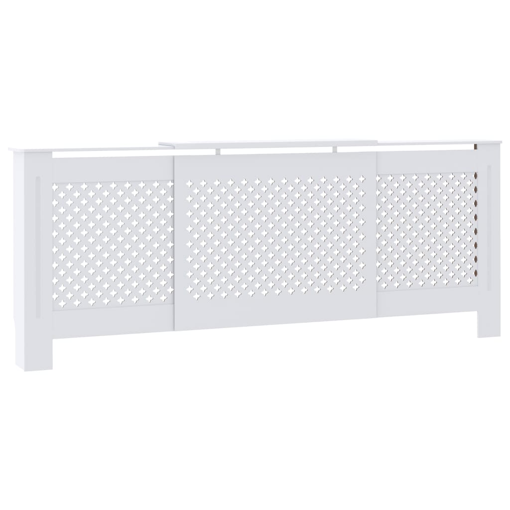 Copertura per Radiatore Bianca in MDF 205 cm - homemem39