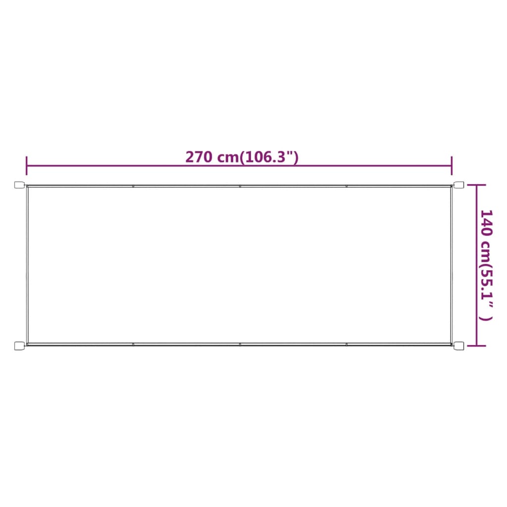 Paravento Verticale Blu 140x270 cm in Tessuto Oxford | homemem39