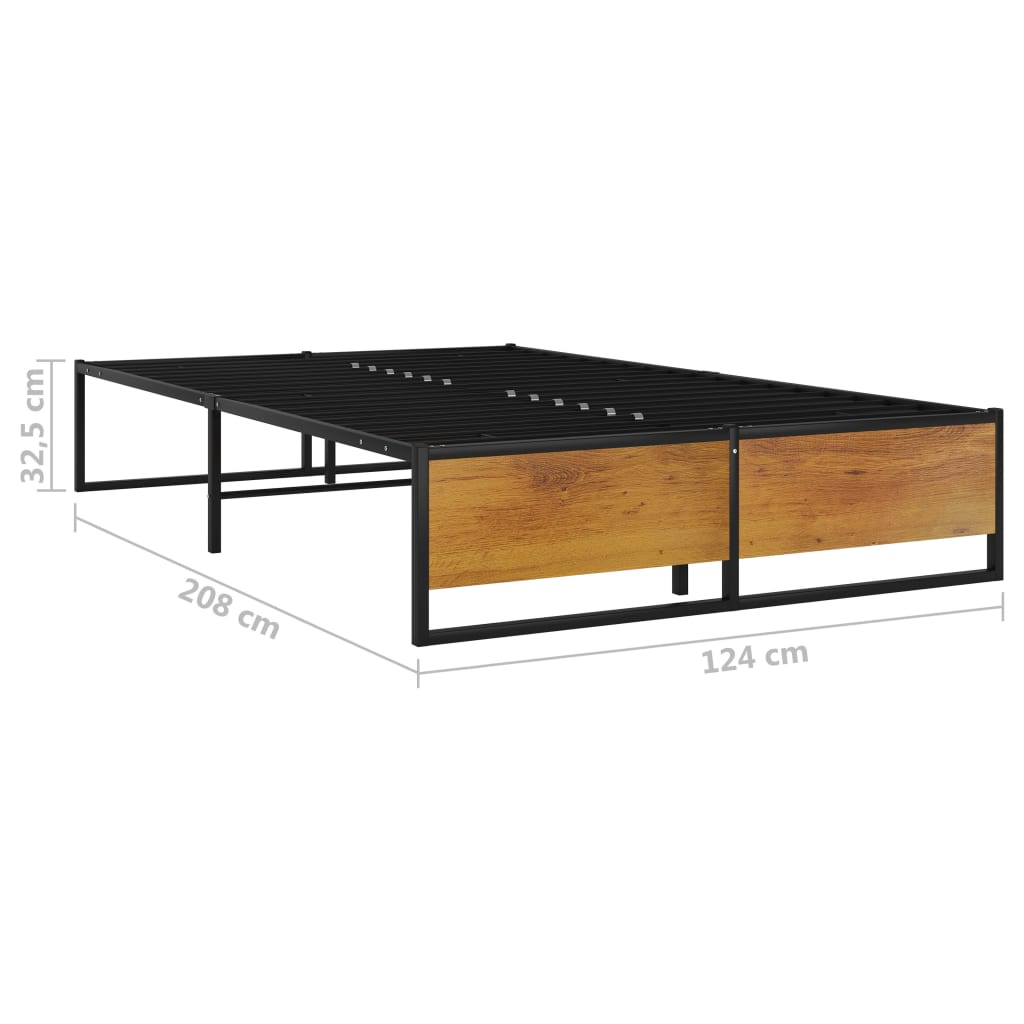 Giroletto Nero in Metallo 120x200 cm | homemem39
