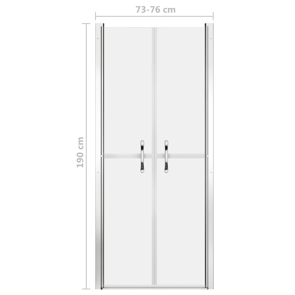 Porta per Doccia in ESG Satinato 76x190 cm | homemem39