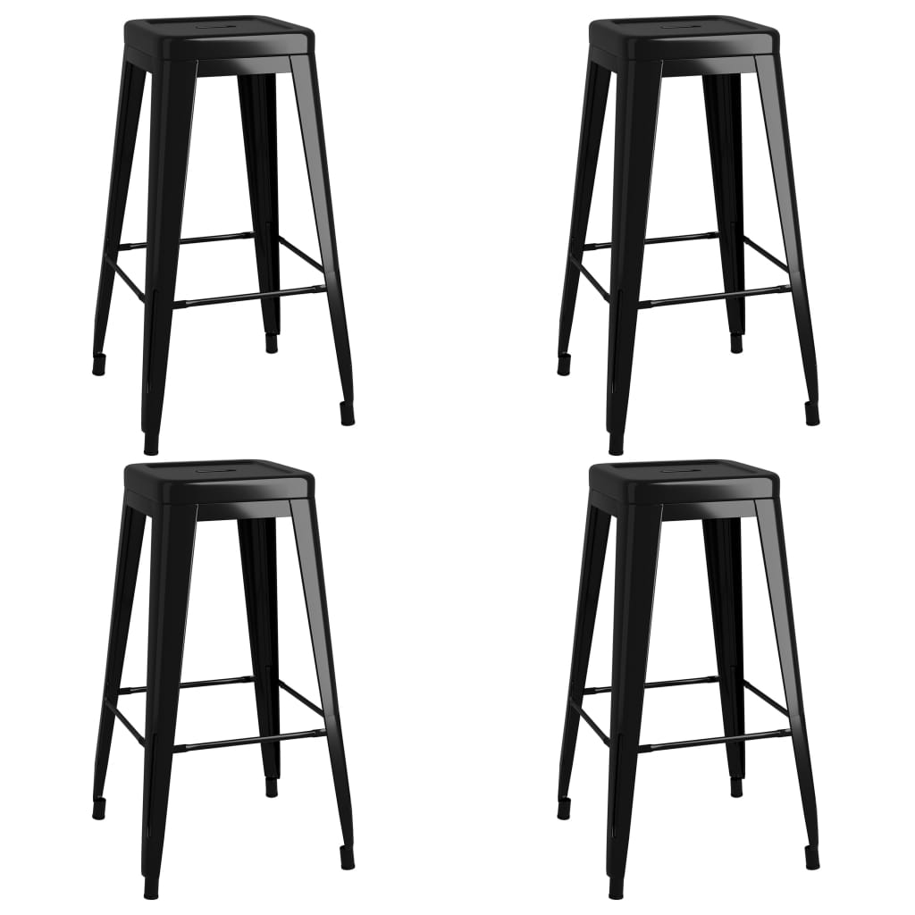 Set da Bar 5 pz Bianco e Nero - homemem39