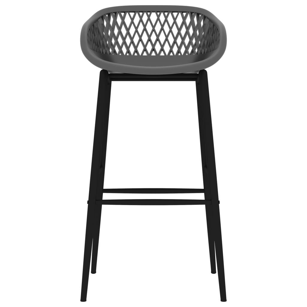 Set da Bar 5 pz Bianco e Grigio