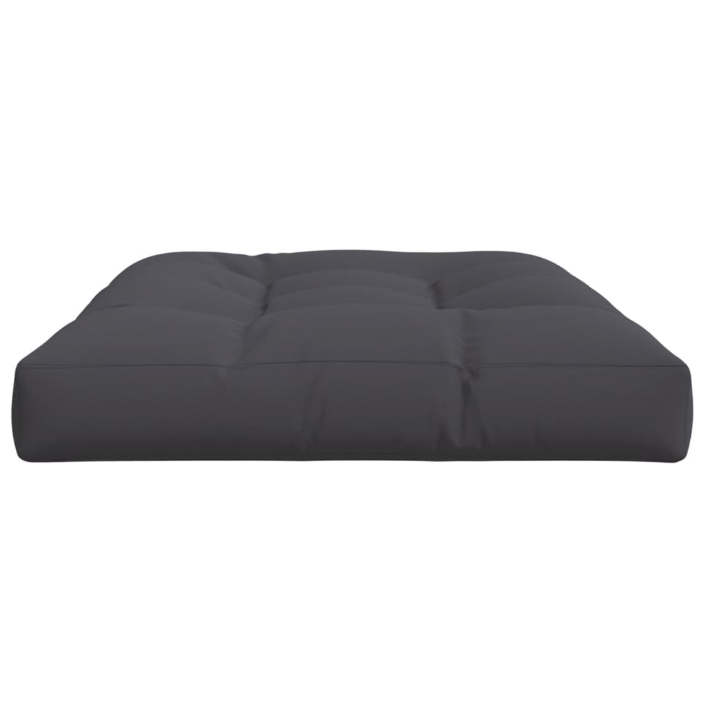 Cuscino per Pallet Antracite 120x80x12 cm in Tessuto - homemem39