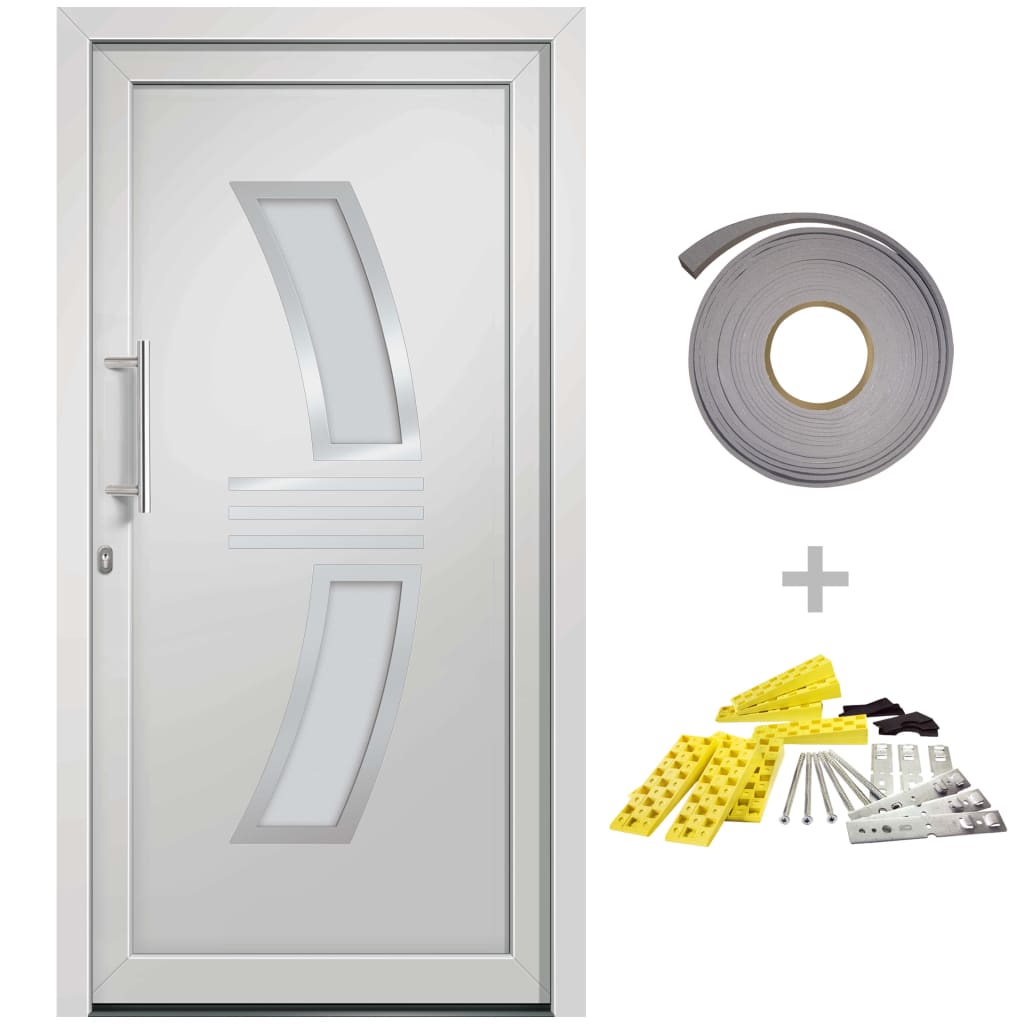 Porta di Ingresso Bianca 98x200 cm - homemem39