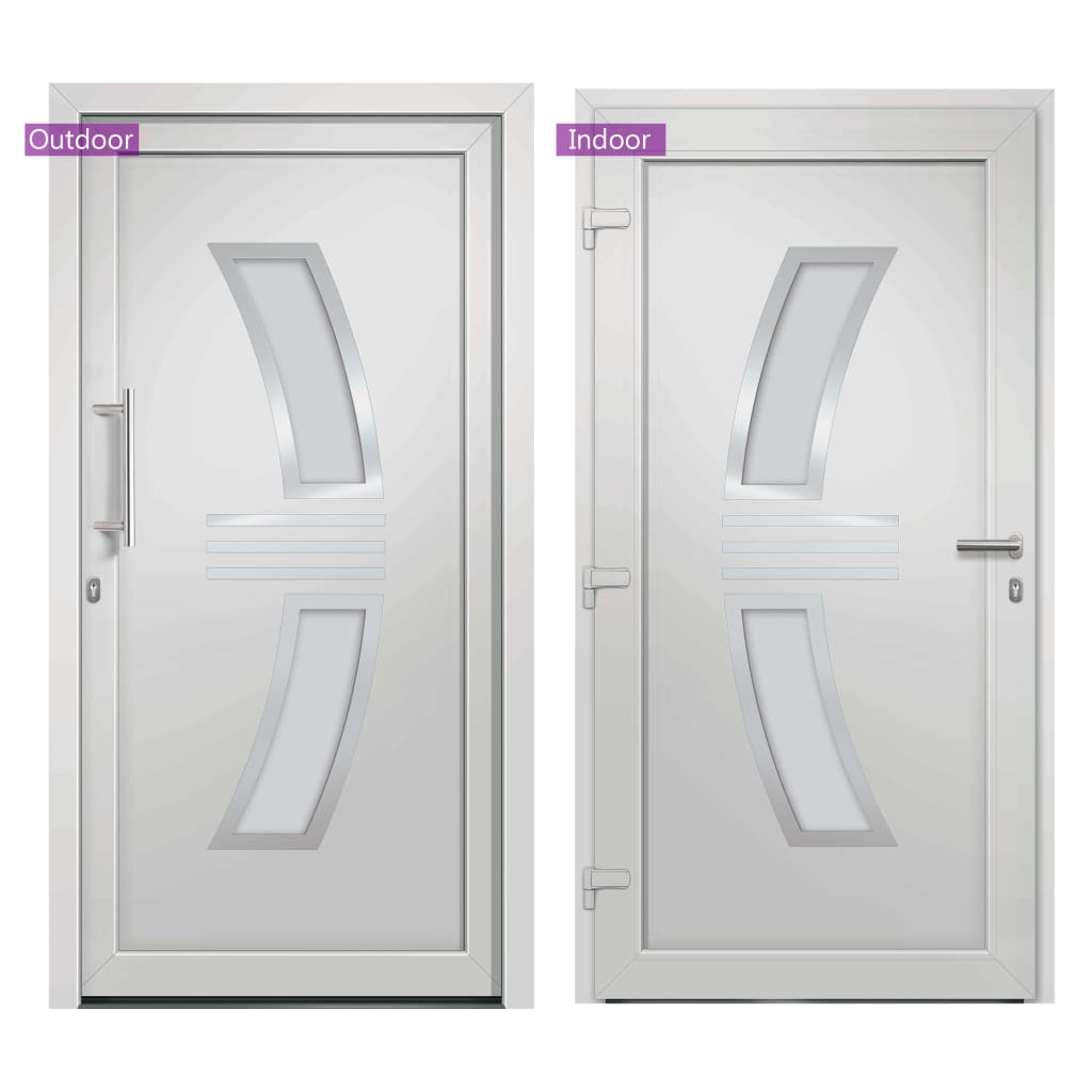 Porta di Ingresso Bianca 98x200 cm - homemem39