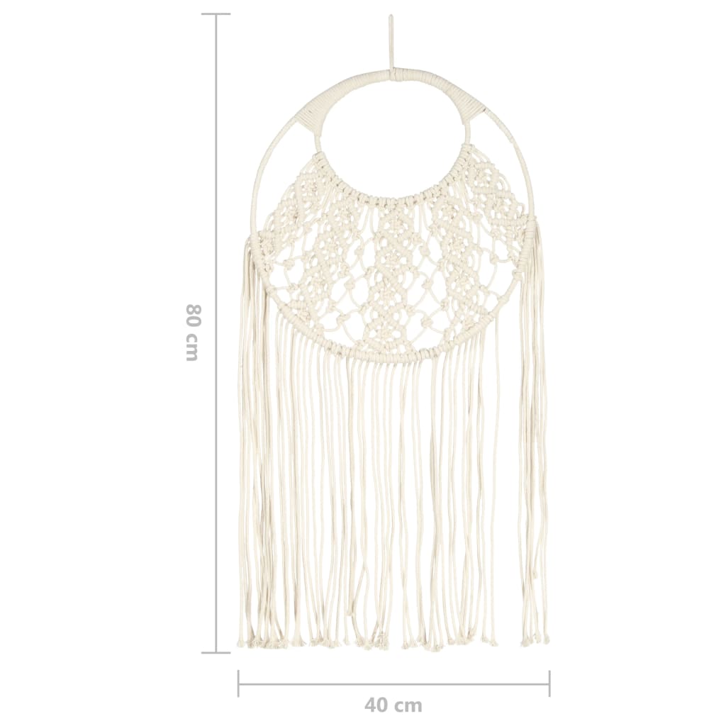 Decorazione da Parete in Macramè 40x80 cm Cotone | homemem39