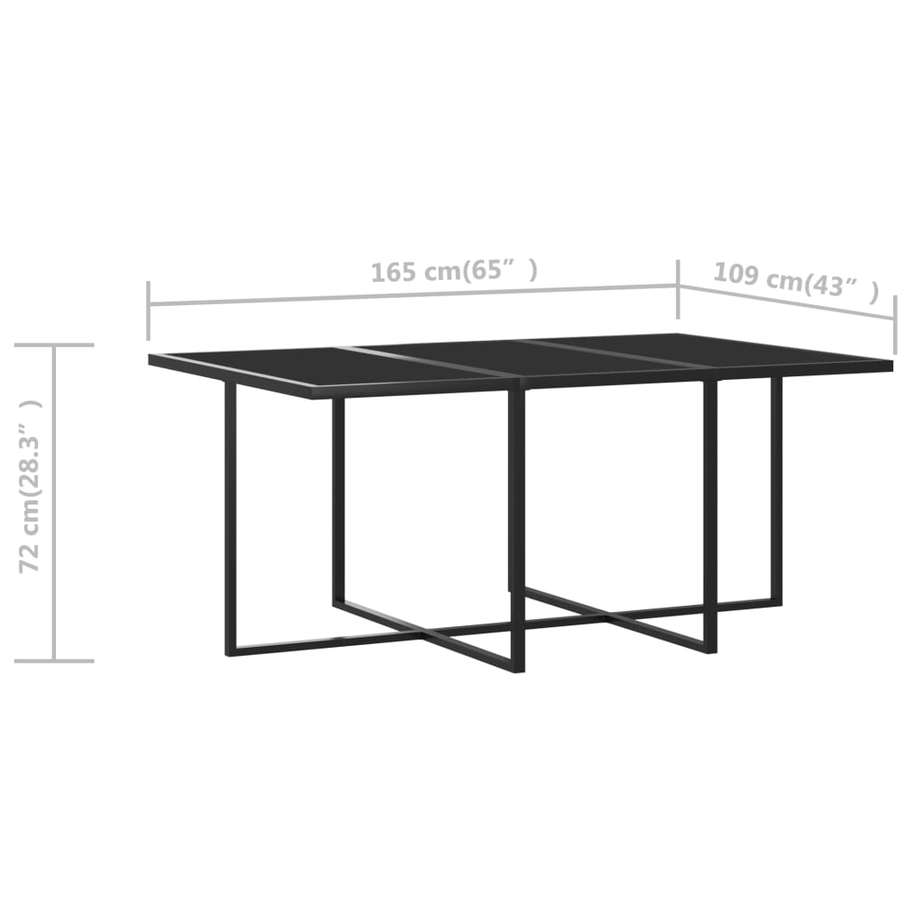 Set da Pranzo per Esterni 7 pz con Cuscini in Polyrattan Grigio | homemem39