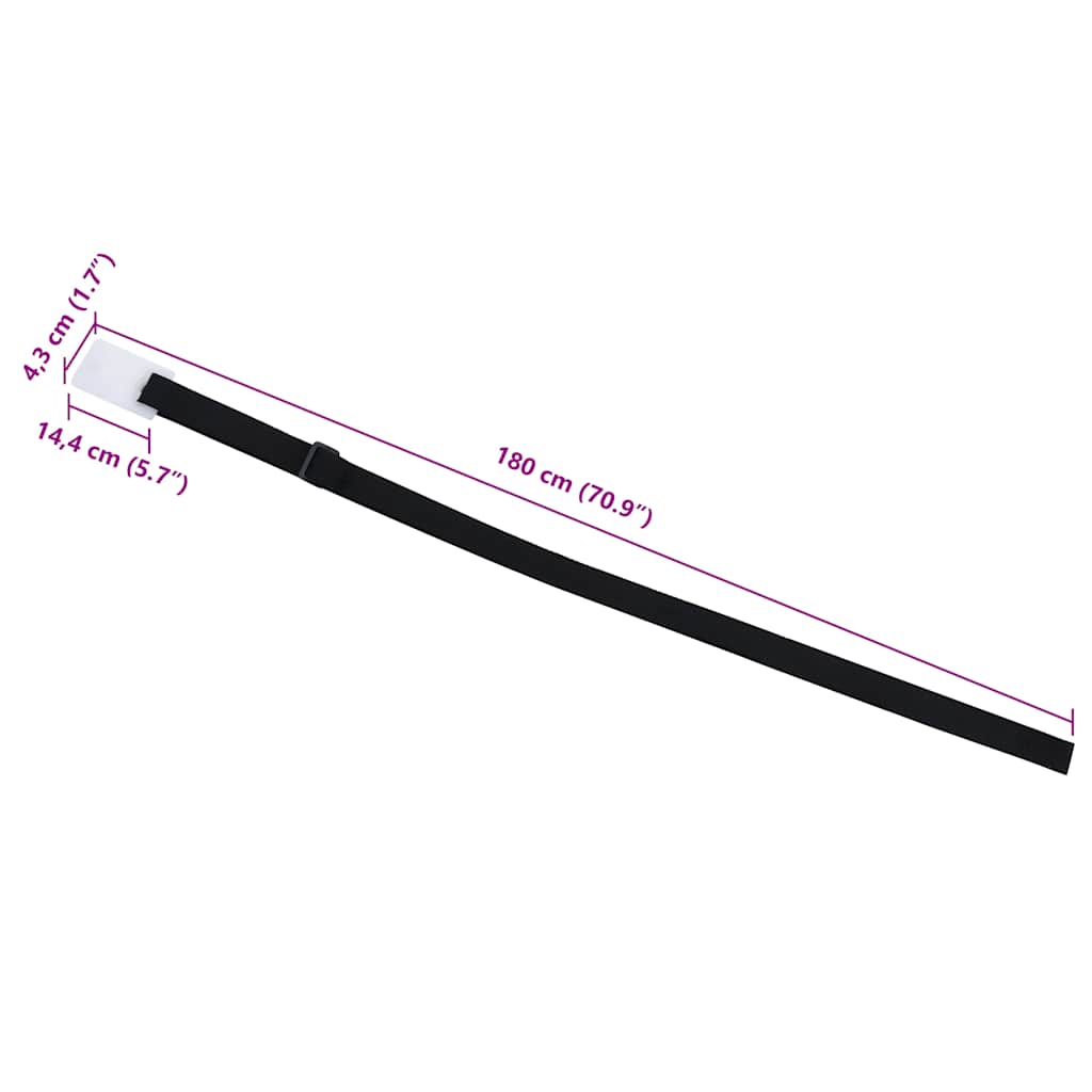 Cinghie di Fissaggio Universali per Coperture Piscina 8 pz 1,8m - homemem39