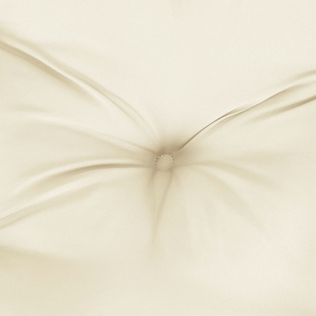 Cream White Bench Cushion 150x50x7 cm in Oxford Fabric