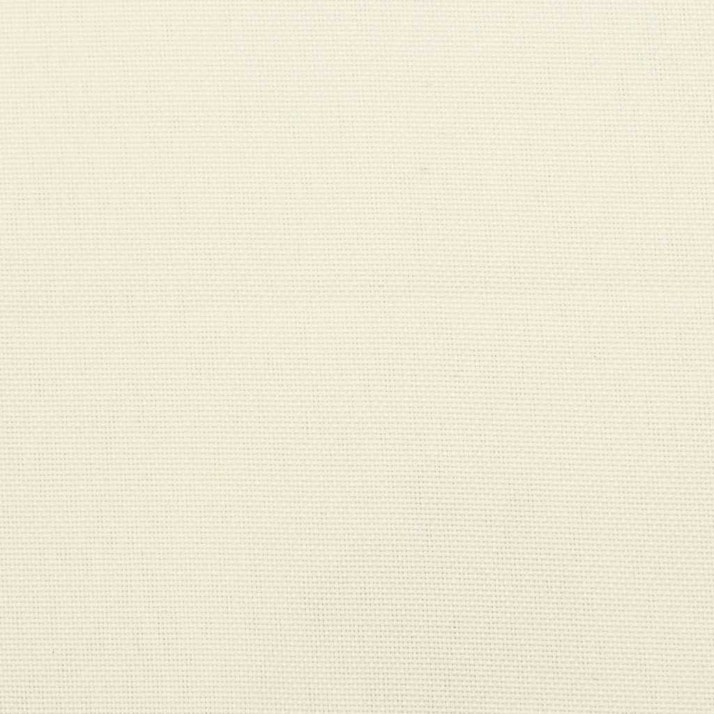 Cuscino per Panca Bianco Crema 180x(50+50)x7 cm Tessuto Oxford - homemem39