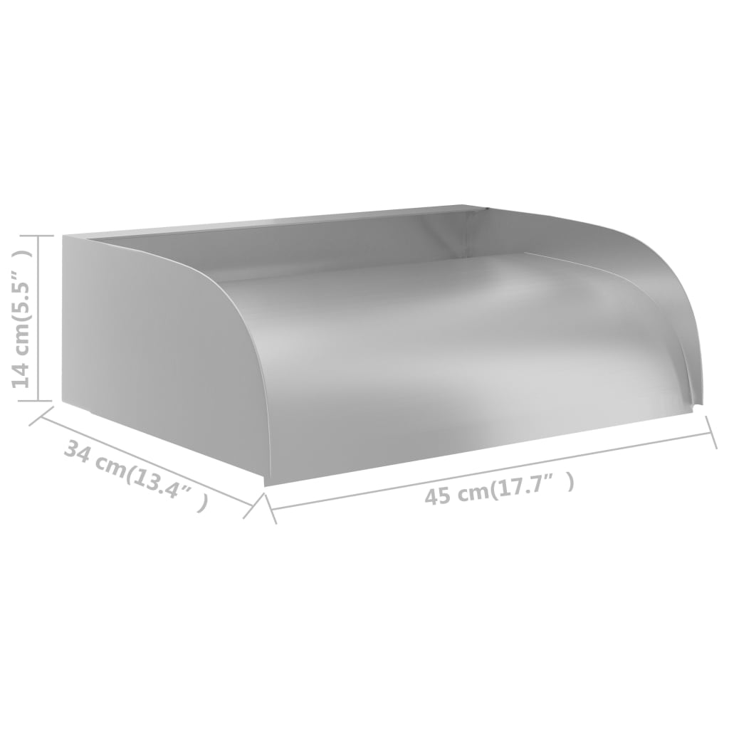 Cascata 45x34x14 cm in Acciaio Inox 304 - homemem39