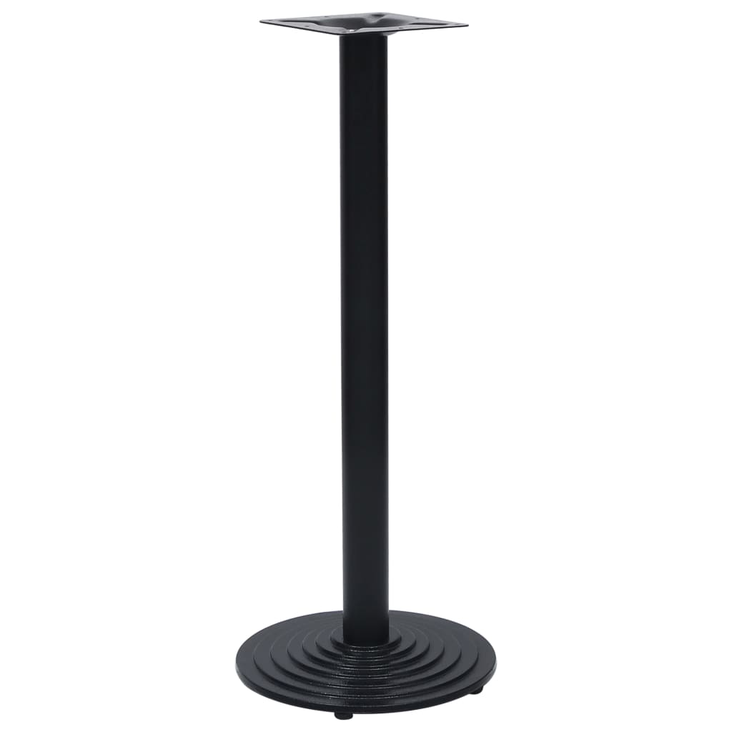 Gamba per Tavolino da Bistrò Nero Ø43x107 cm in Ghisa