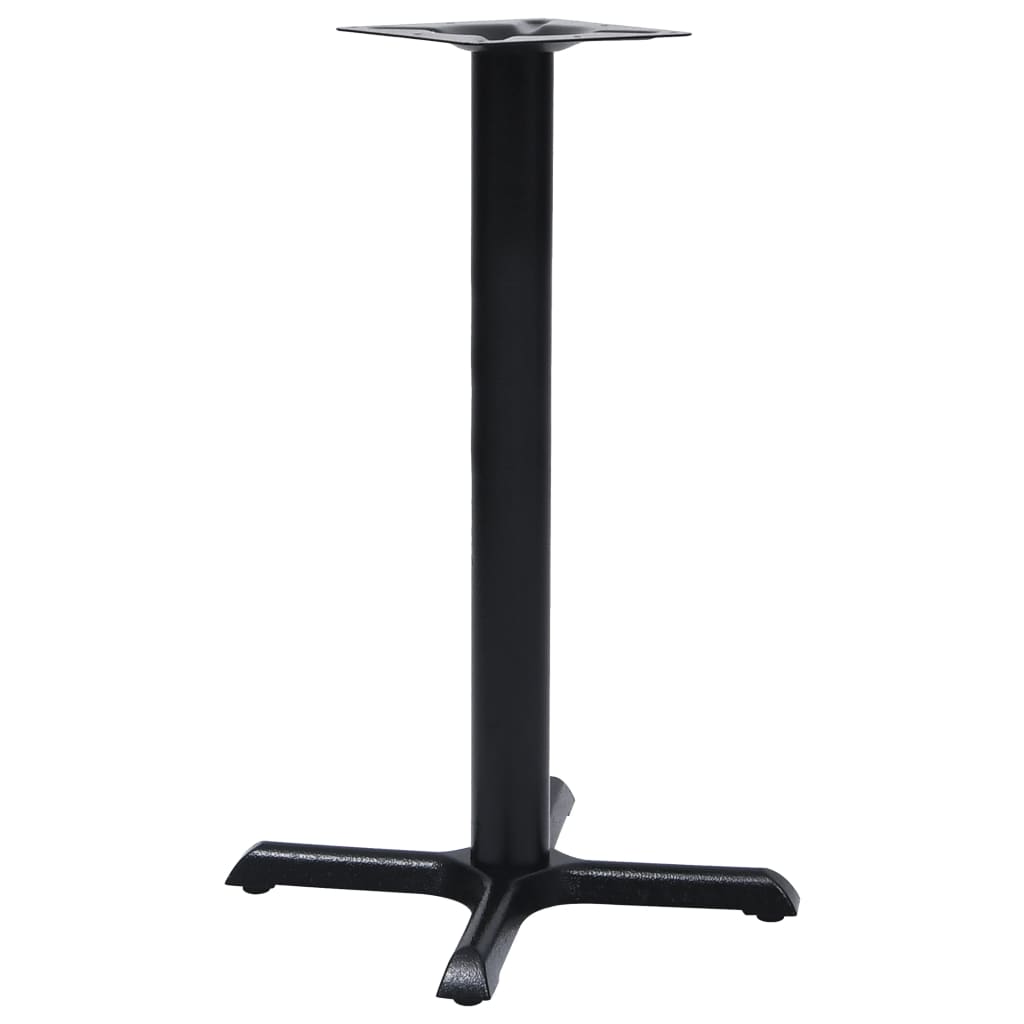 Gamba per Tavolino da Bistrò Nero 56x56x72 cm in Ghisa