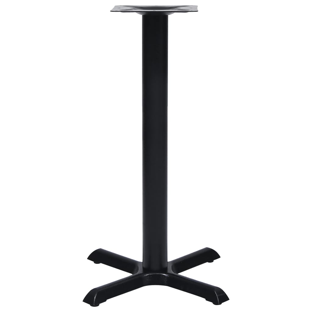 Gamba per Tavolino da Bistrò Nero 56x56x72 cm in Ghisa
