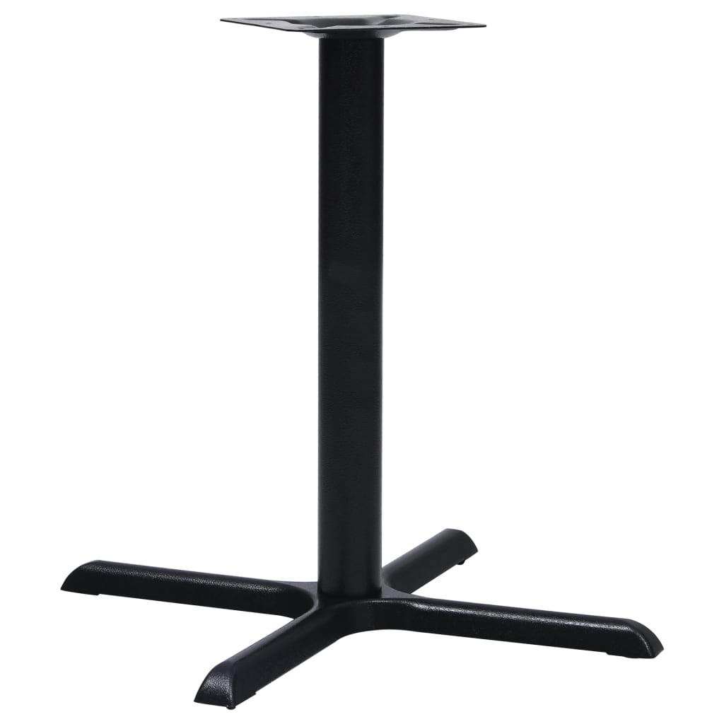 Gamba per Tavolino da Bistrò Nero 76x76x72 cm in Ghisa