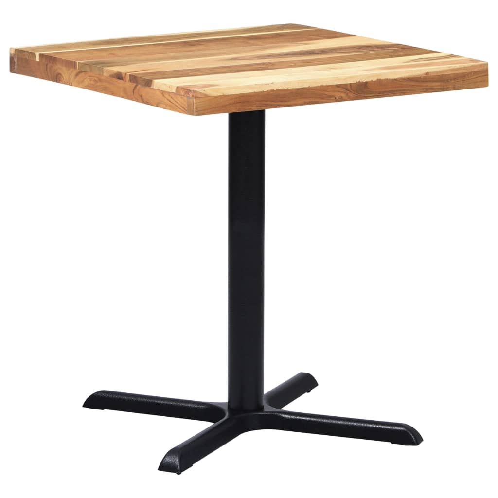 Gamba per Tavolino da Bistrò Nero 76x76x72 cm in Ghisa