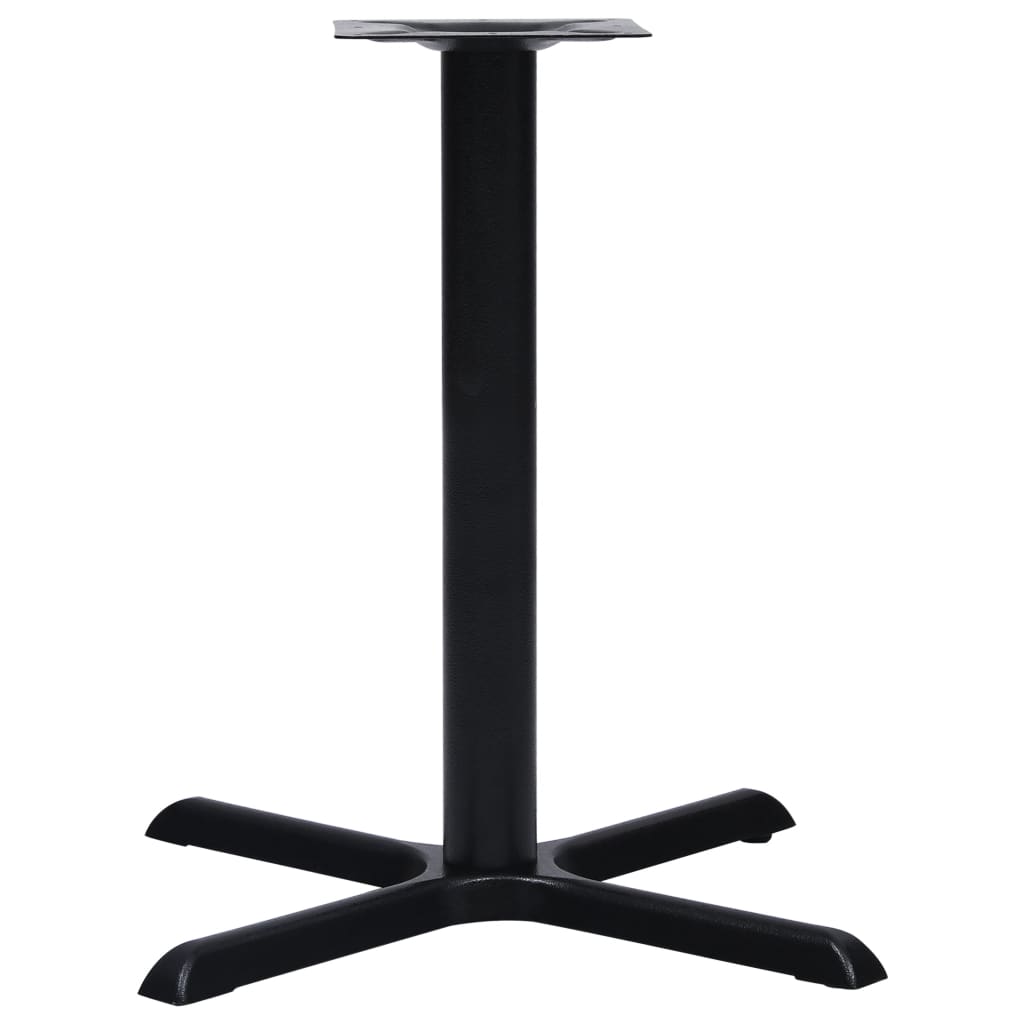 Gamba per Tavolino da Bistrò Nero 76x76x72 cm in Ghisa