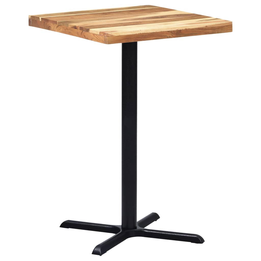 Gamba per Tavolino da Bar Nero 76x76x107cm in Ghisa