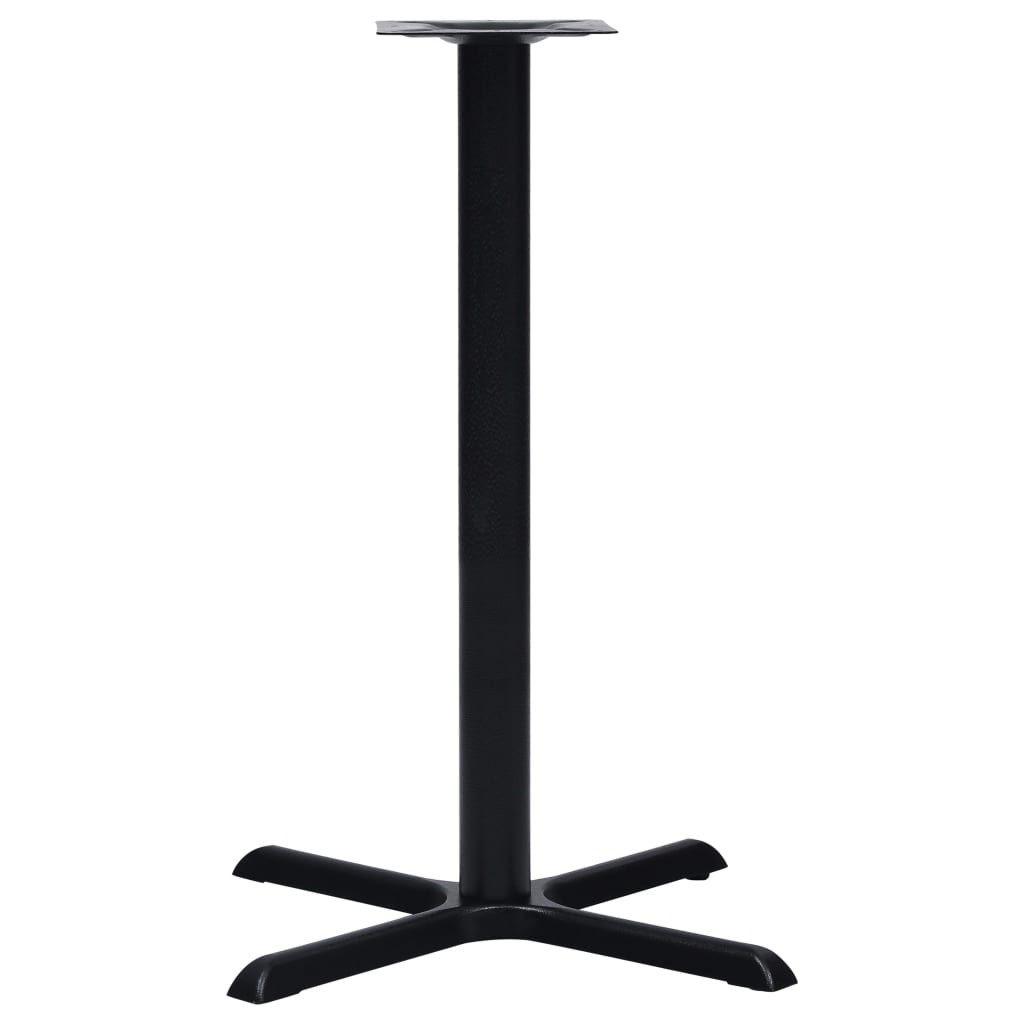 Gamba per Tavolino da Bar Nero 76x76x107cm in Ghisa