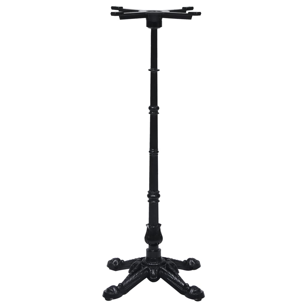 Gamba per Tavolino da Bistrò Nero 52x52x108 cm in Ghisa