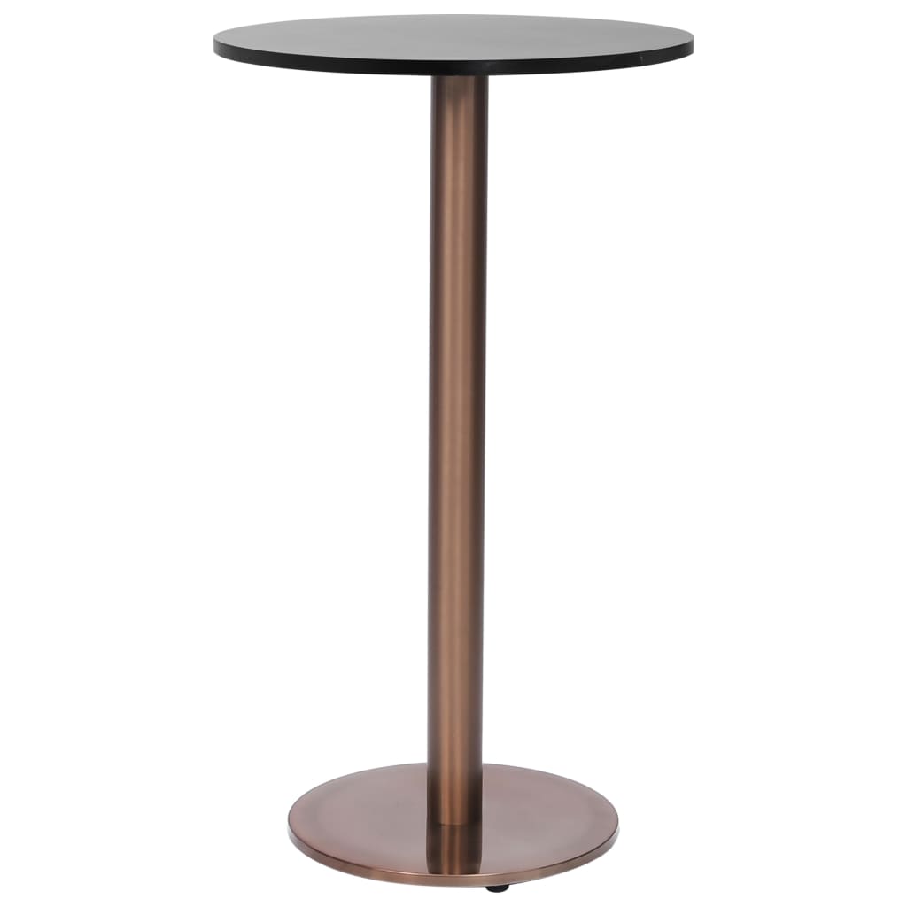 Gamba per Tavolino da Bar Oro Ø45x107 cm in Acciaio Inox