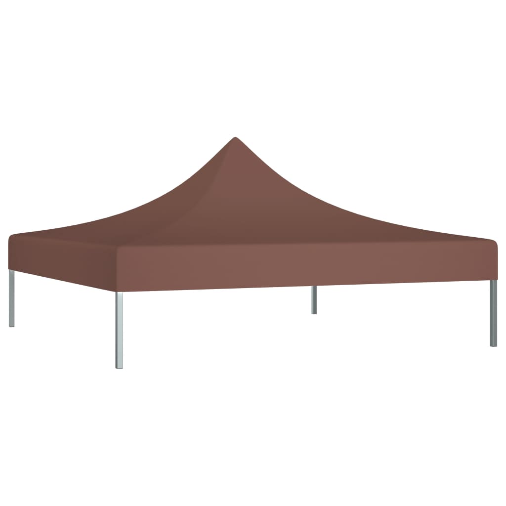Tetto per Tendone per Feste 3x3 m Marrone 270 g/m² - homemem39