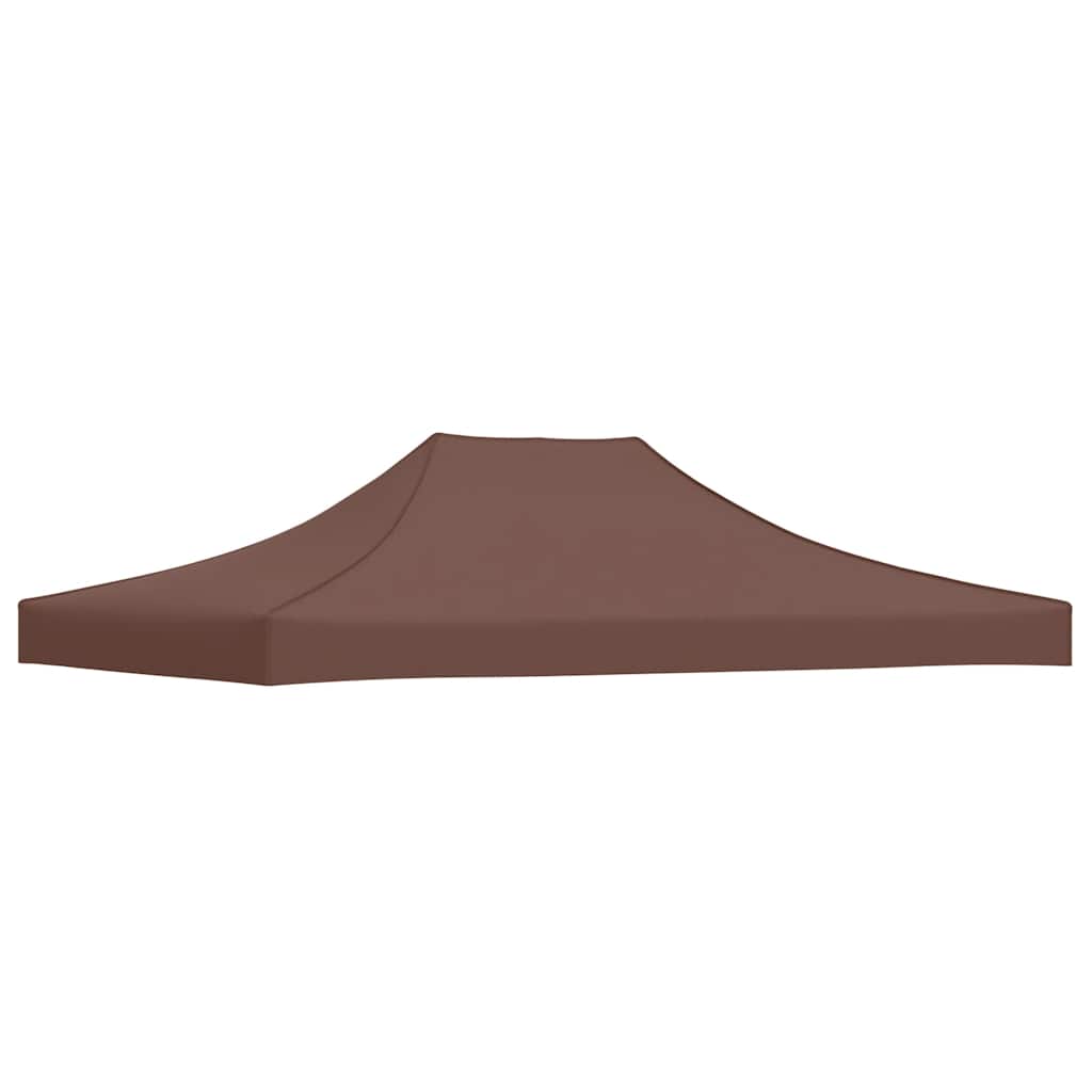 Tetto per Tendone per Feste 4x3 m Marrone 270 g/m² - homemem39