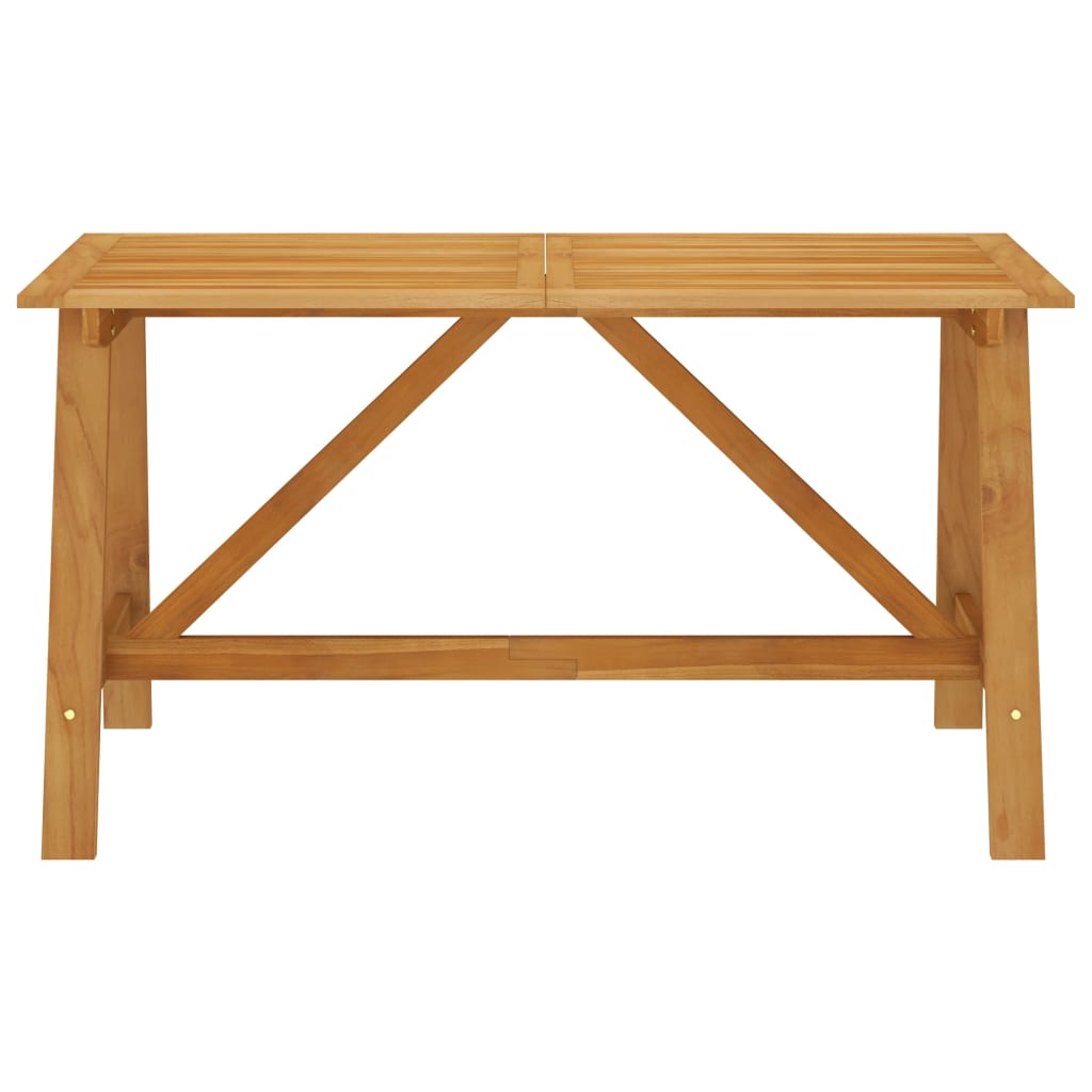 Set da Pranzo da Giardino 7 pz in Legno Massello di Acacia
