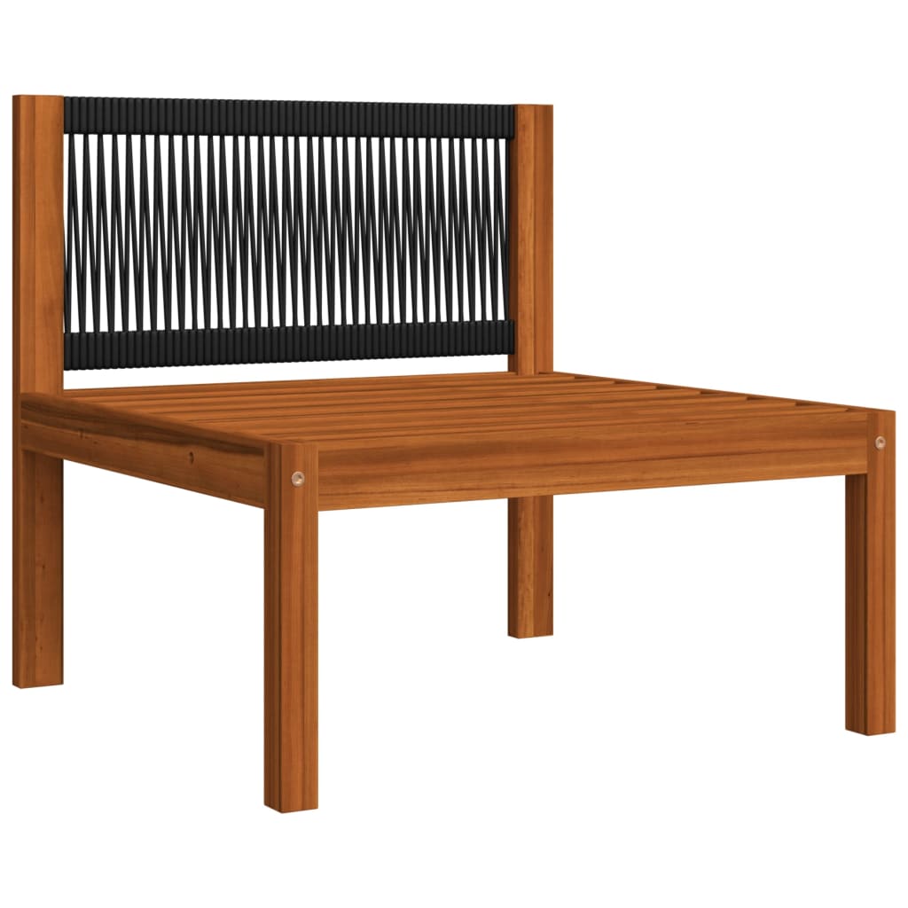Set da giardino 5 pezzi con cuscini crema 63x63 cm - homemem39